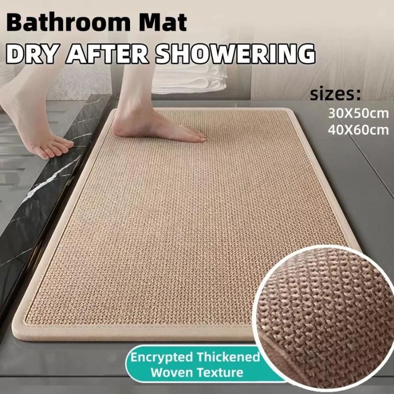 Jet Home Bathroom Mats - Badkamervloermat Antislip Super Waterabsorberend Snel Droogend