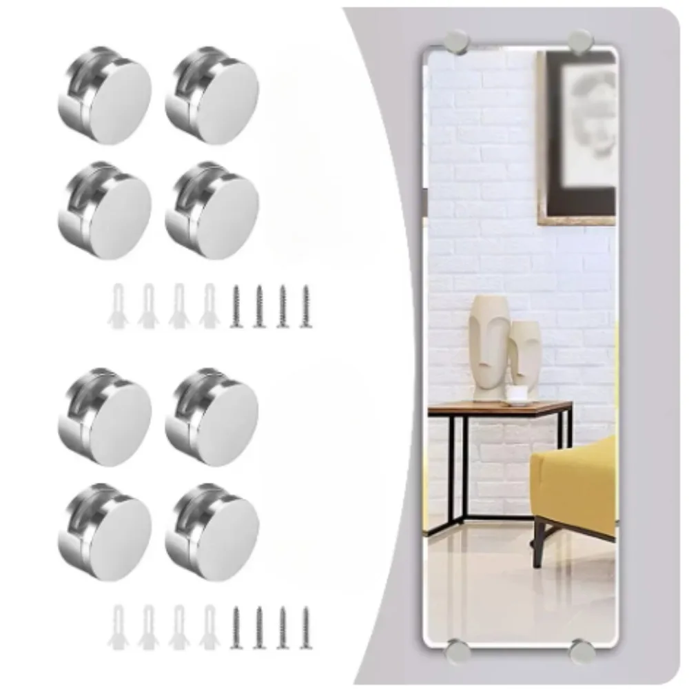 Home Hardware Bathroom Mirrors - Spiegel Clips 2/4/6pcs 26.5x13.5mm Glazen Spiegel