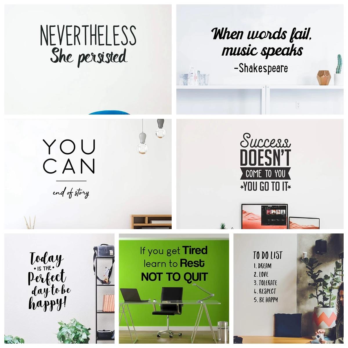 Home Bathroom Quotes - 1pc Quotes Muursticker zelfklevend Vinyl Waterdicht