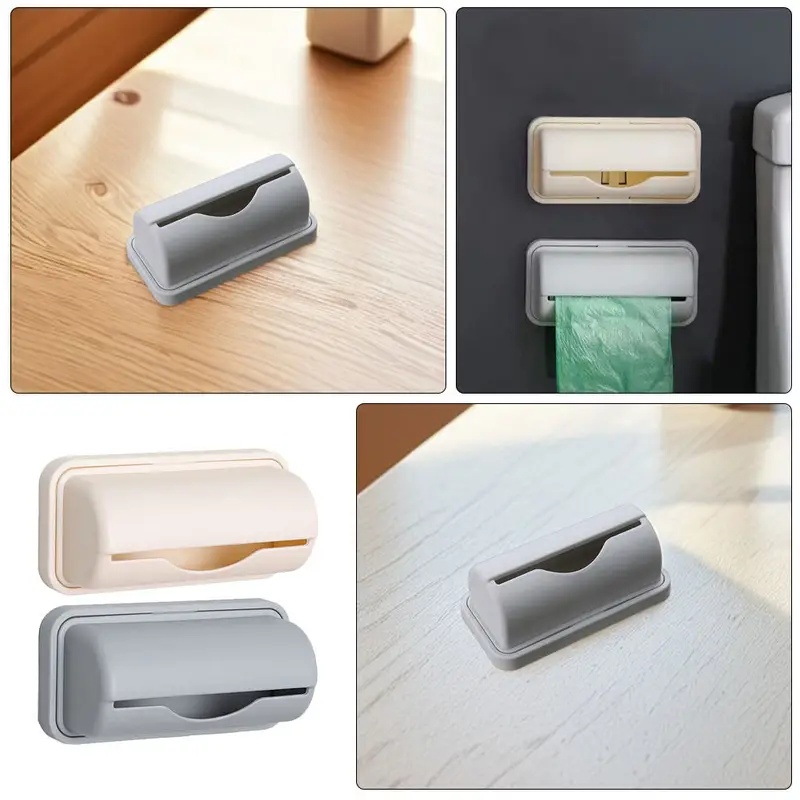 Home Bathroom Furniture - 1/2/3/4 Stuks Wandgemonteerde Afvalzakdispenser Keuken Essentiële