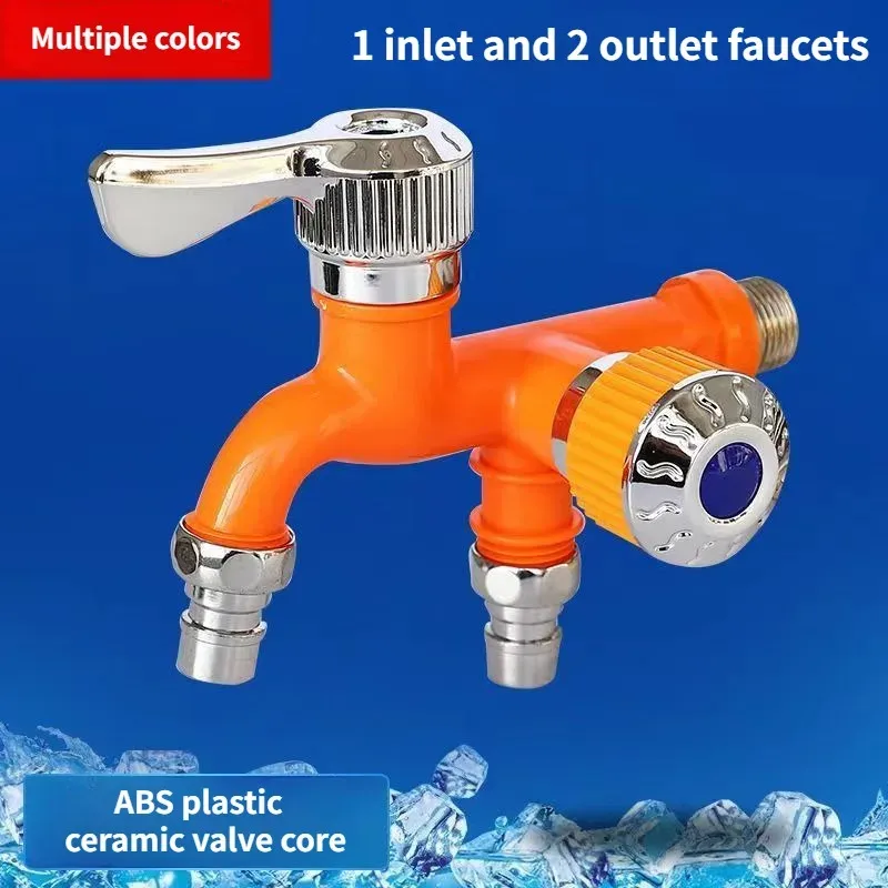 Home Bathroom Fittings - Kraan Dubbele Uitlaat Dubbele Bediening Waterkraan