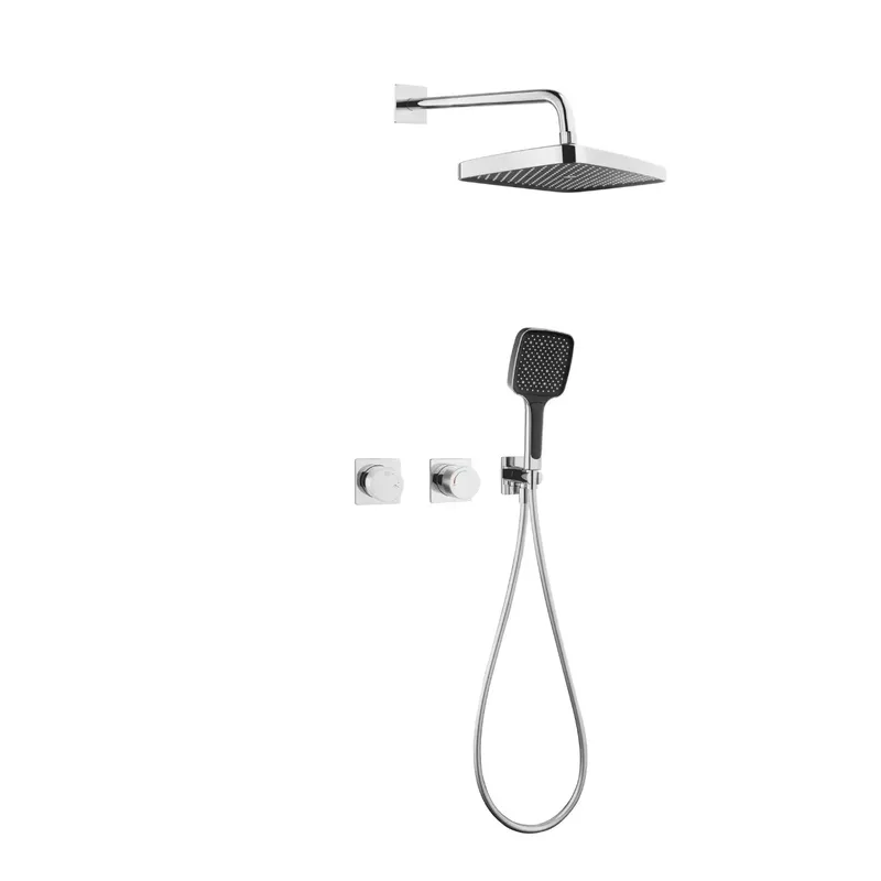 Home Bath - Luxueuze zwarte wandgemonteerde inbouw doucheset voor