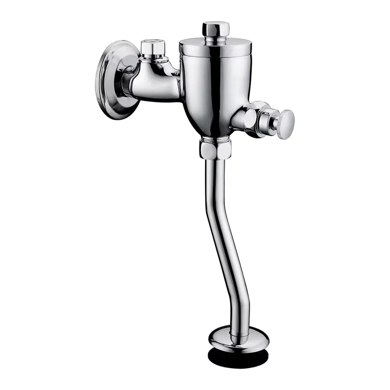 Home Bathroom Fittings - Moderne massieve messing toiletspoelklep, verchroomd, duurzame