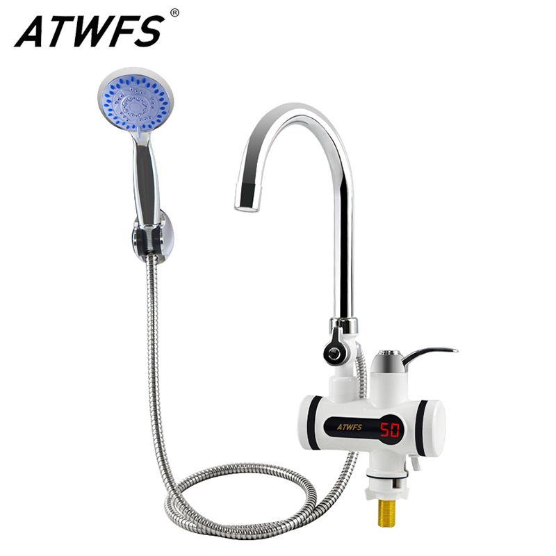 Home Bathroom Water Heater - ATWFS 3000W tankloze boiler kraan douche