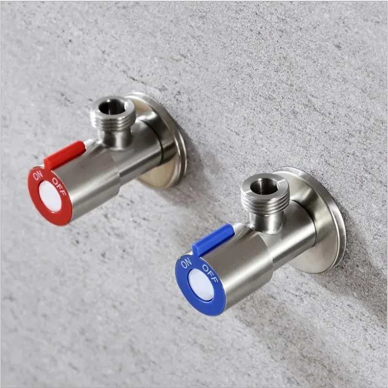 Home Bathroom Water Heater - Roestvrij staal warm koud inlaatklep toilet