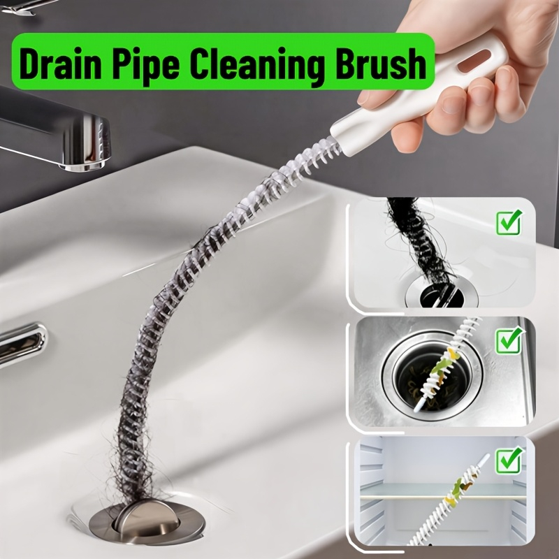 Drain Hair Catcher - 3-delige set flexibele en buigbare afvoerreinigingsborstels,