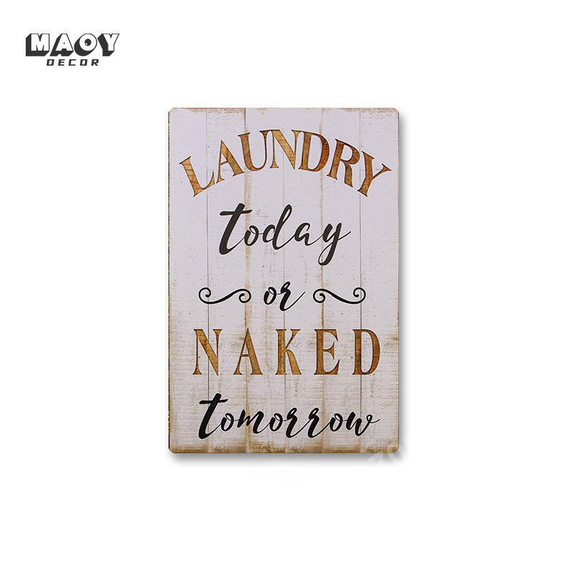 Slogan Metalen Tin Bord Wasrui - Home Bathroom Furniture recensie en prijs