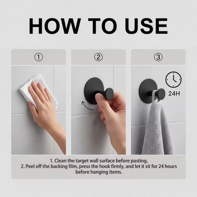 1-4 stuks zelfklevende haken v - Home Bathroom Door recensie en prijs