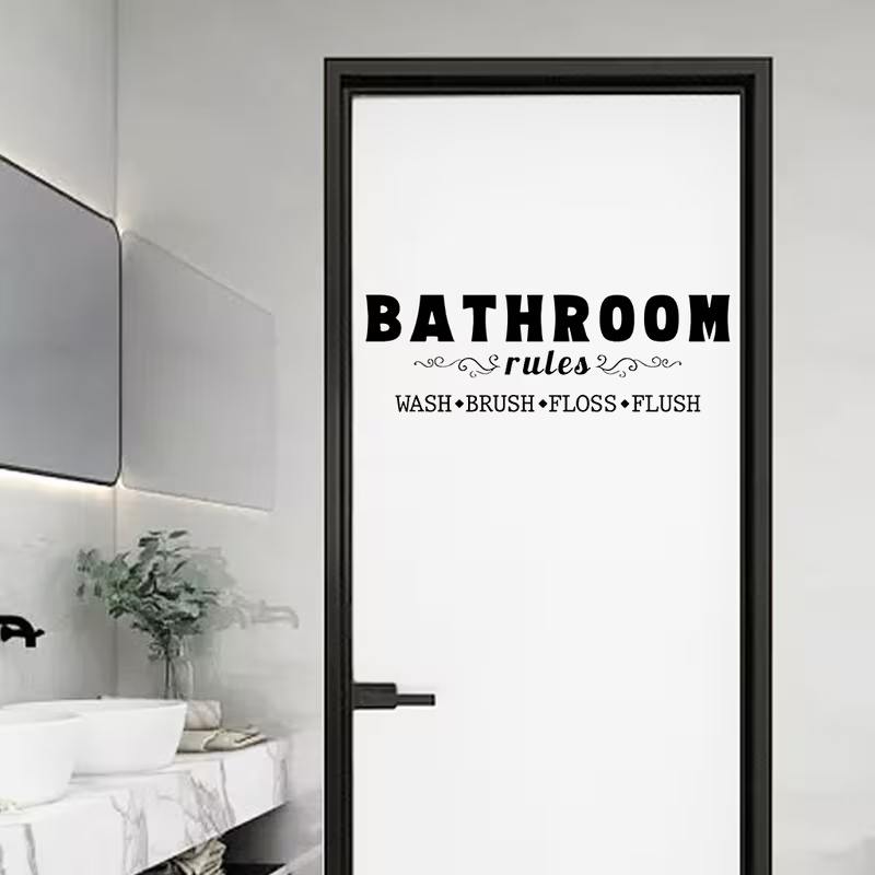 1 Set Praktische Badkamerregel - Home Bathroom Rules recensie en prijs