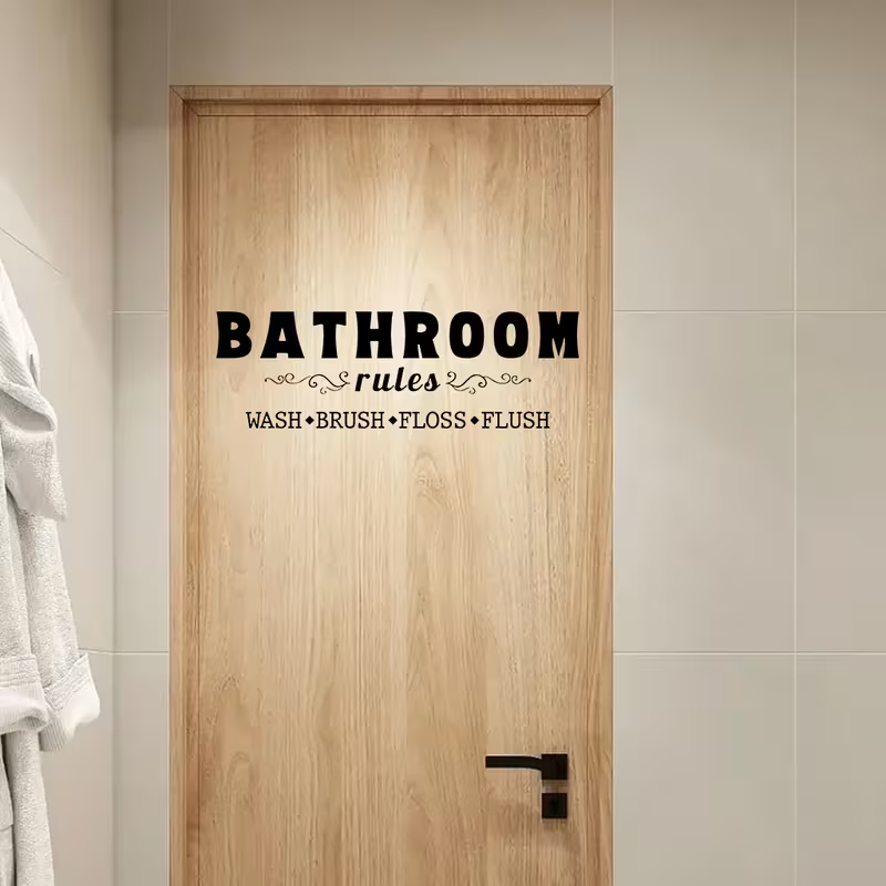 1 Set Praktische Badkamerregel - Home Bathroom Rules recensie en prijs