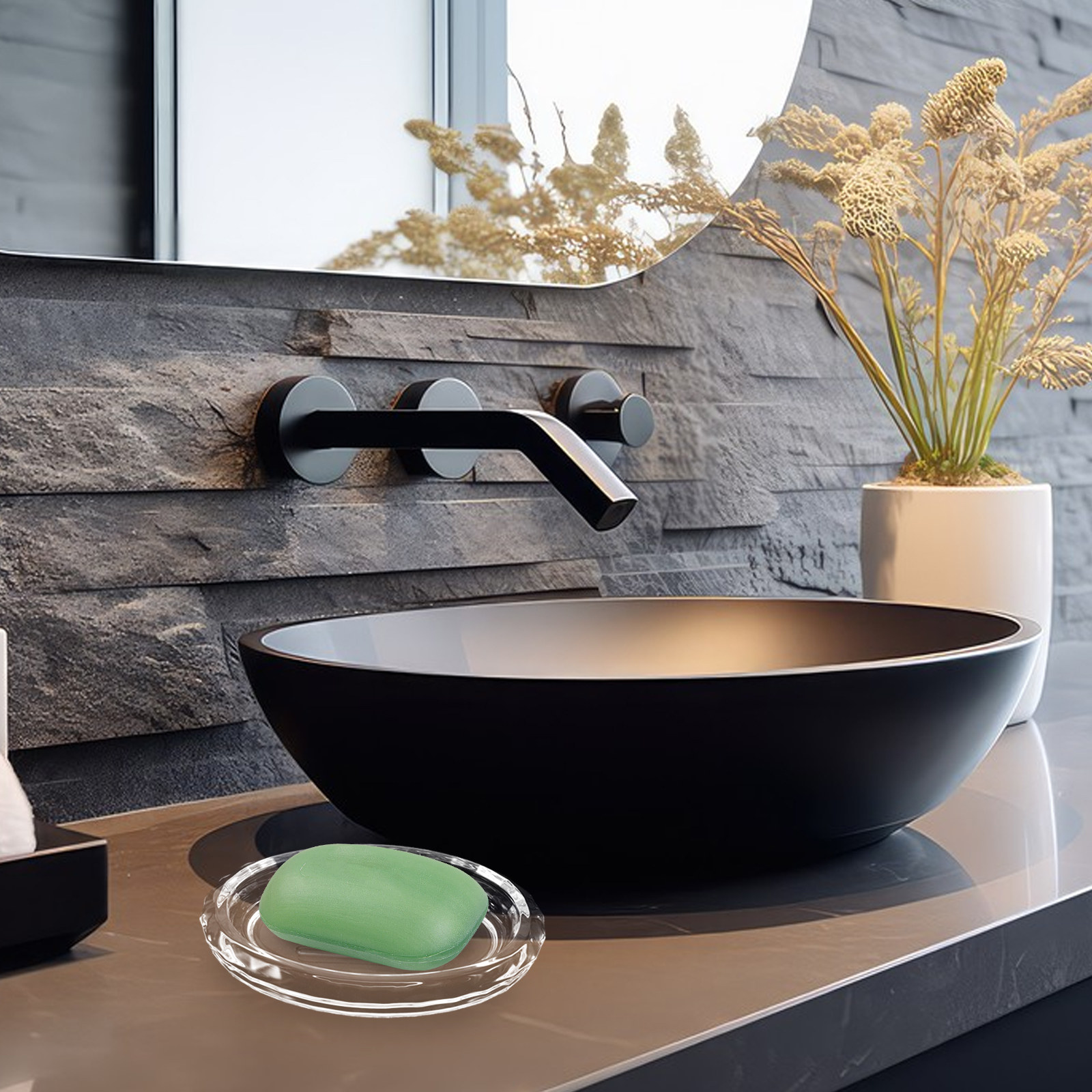 2 stuks hoogwaardige transpara - Glass Soap Dish recensie en prijs