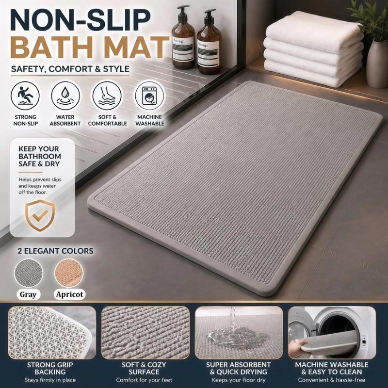 Badkamervloermat Antislip Supe - Jet Home Bathroom Mats recensie en prijs