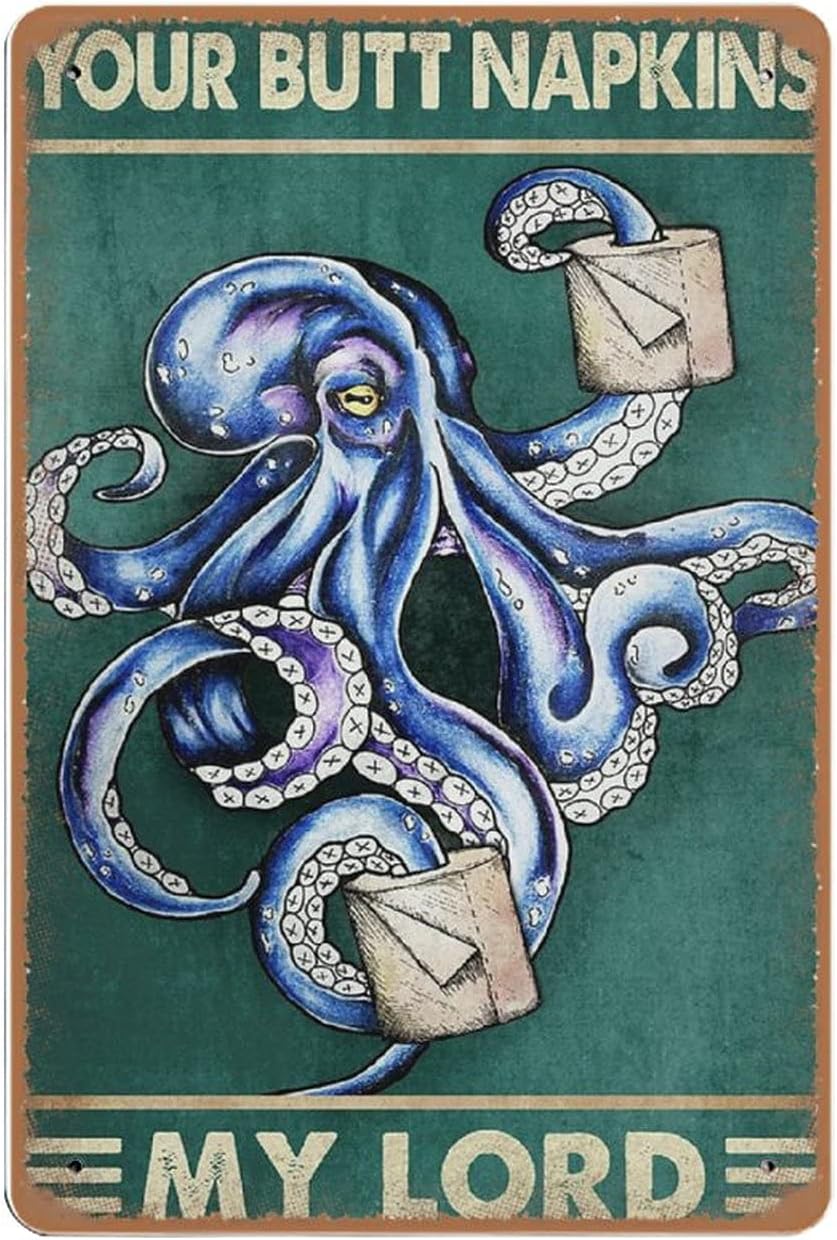 Dreacoss Octopus Vintage blikk - Home Bathroom Sign recensie en prijs