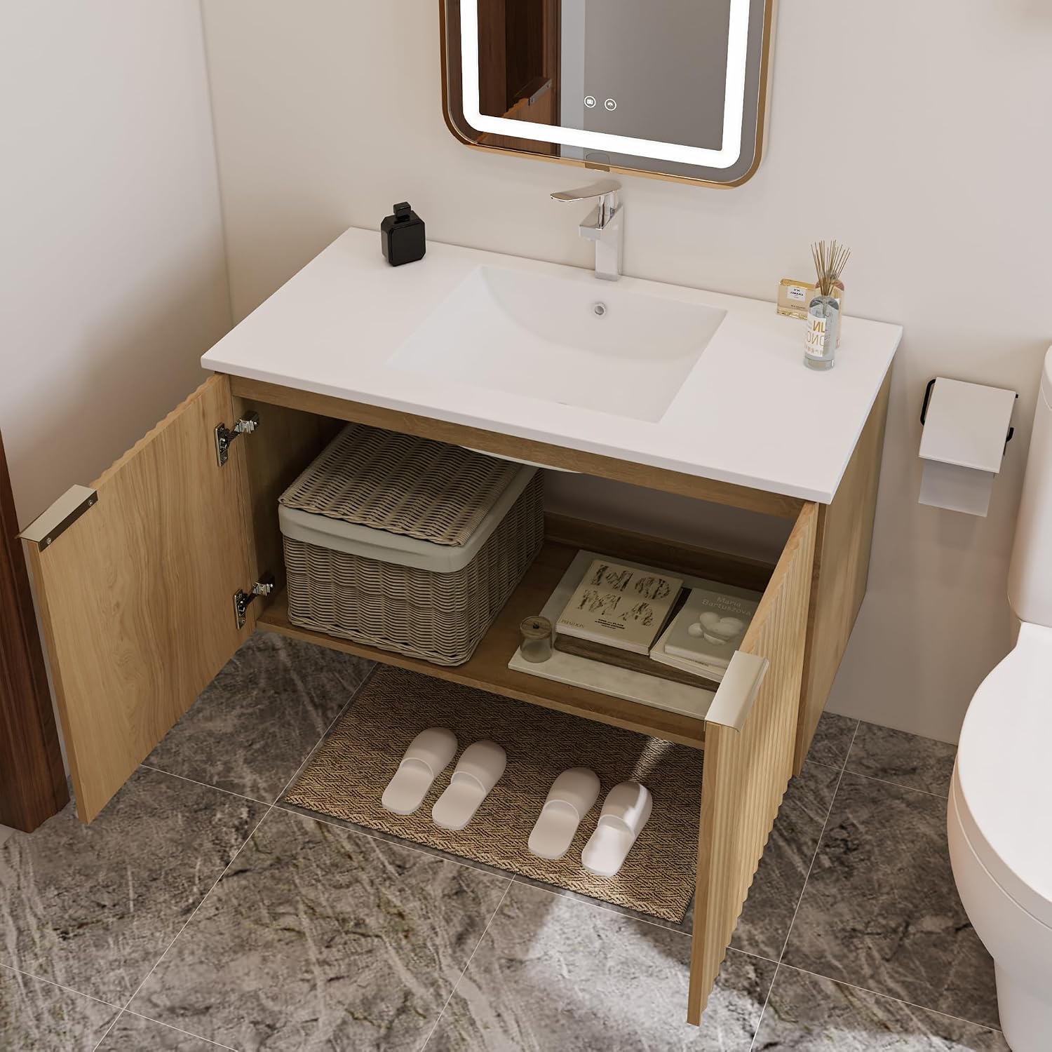 Moderne zwevende badkamermeube - Home Bath recensie en prijs