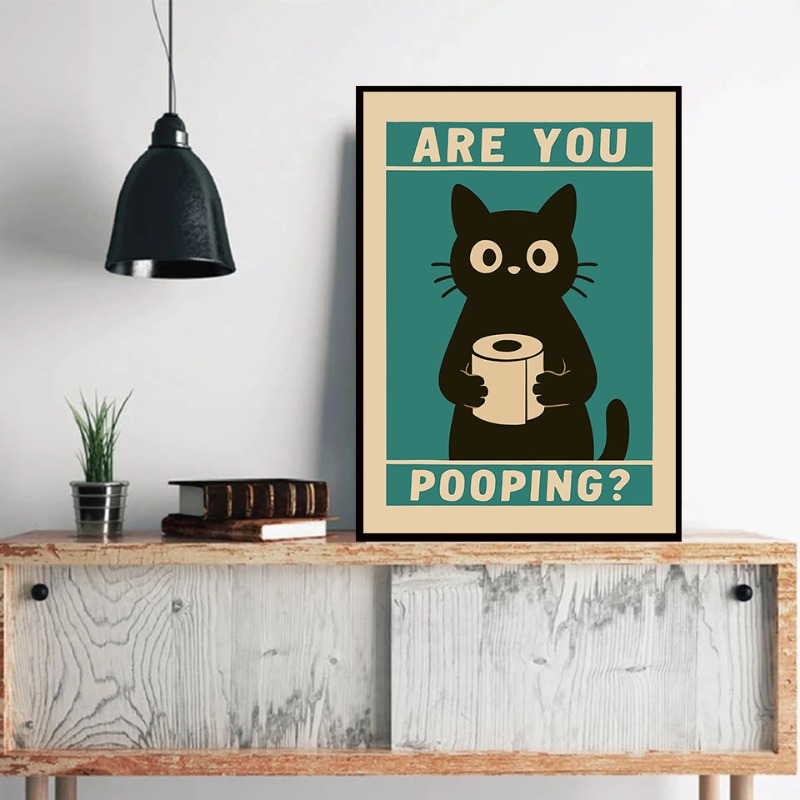 Grappige dierentoiletposter Ca - Home Bathroom Quotes recensie en prijs