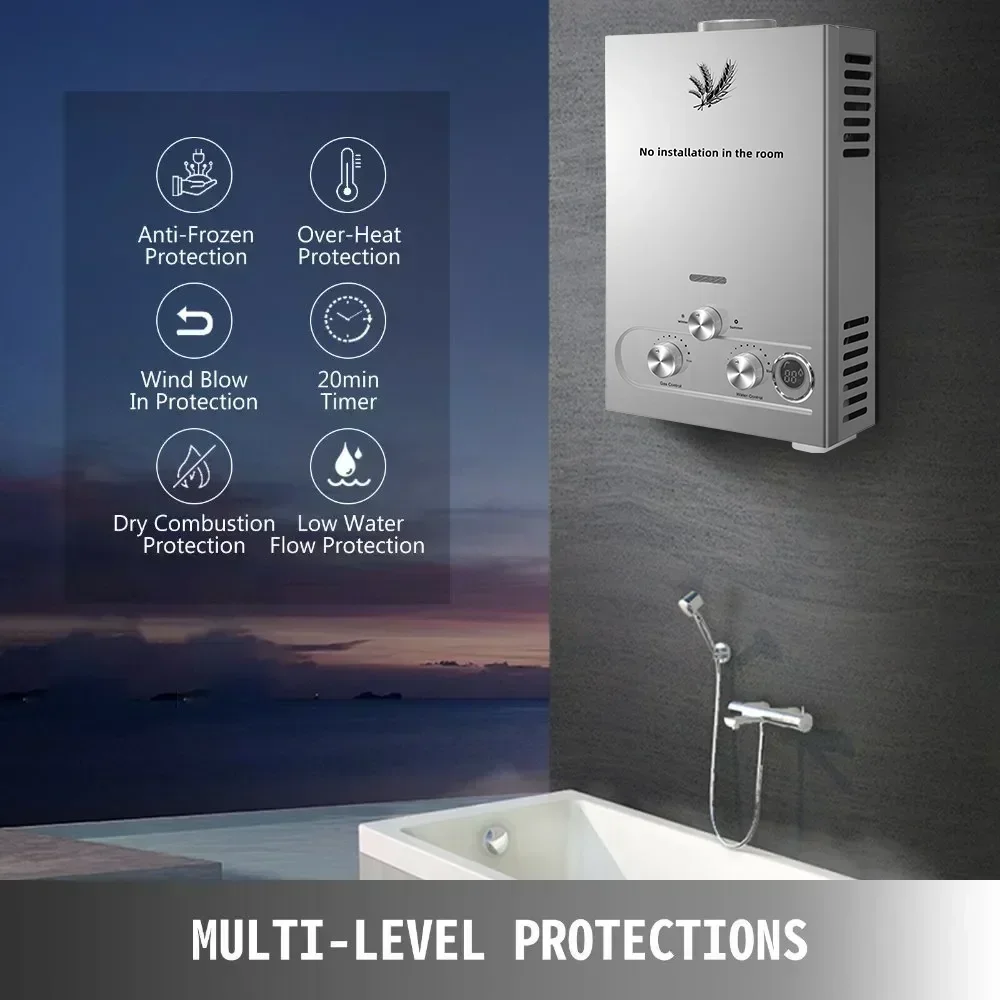 SIHAO 12L 16L 18L GPM LPG Gas  - Home Bathroom Water Heater recensie en prijs