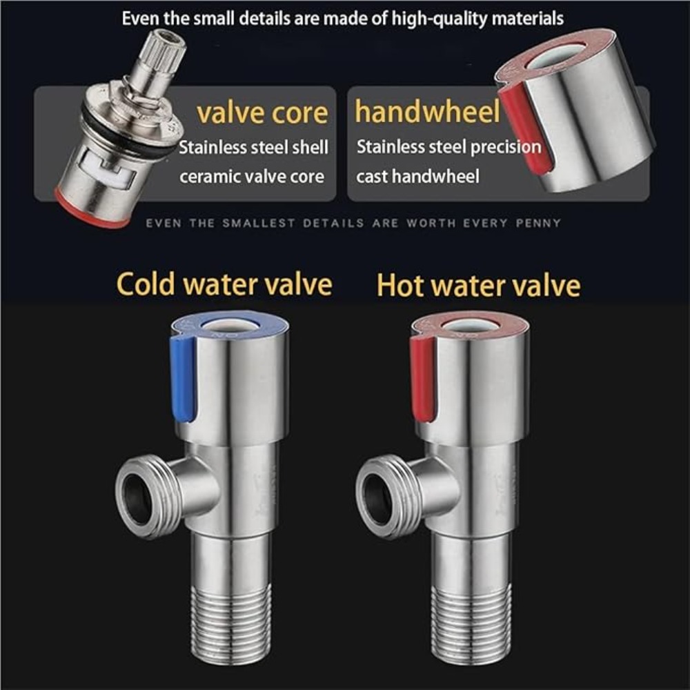Roestvrij staal warm koud inla - Home Bathroom Water Heater recensie en prijs