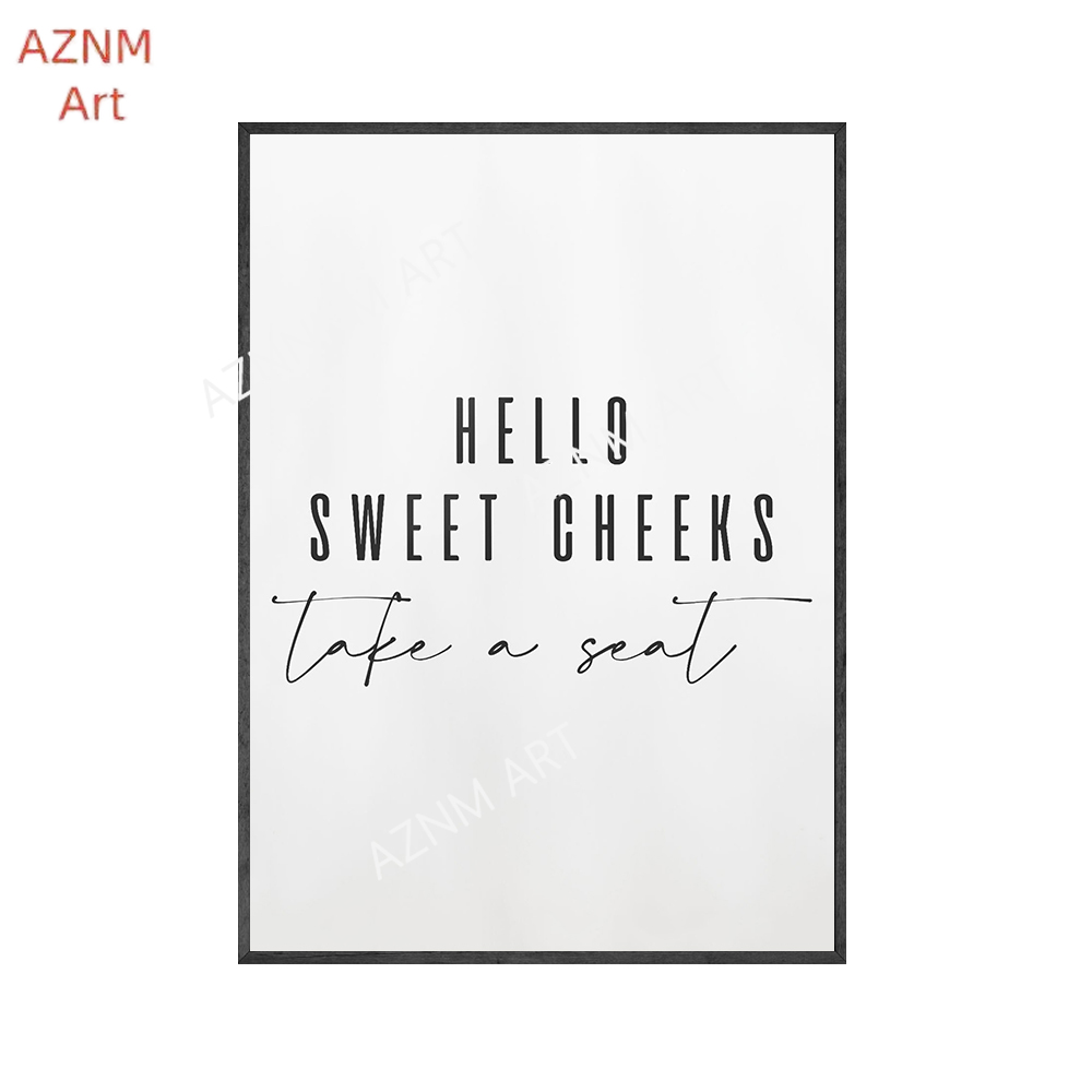 Hallo Lieve Schattige, Zit Ond - Home Bathroom Quotes recensie en prijs