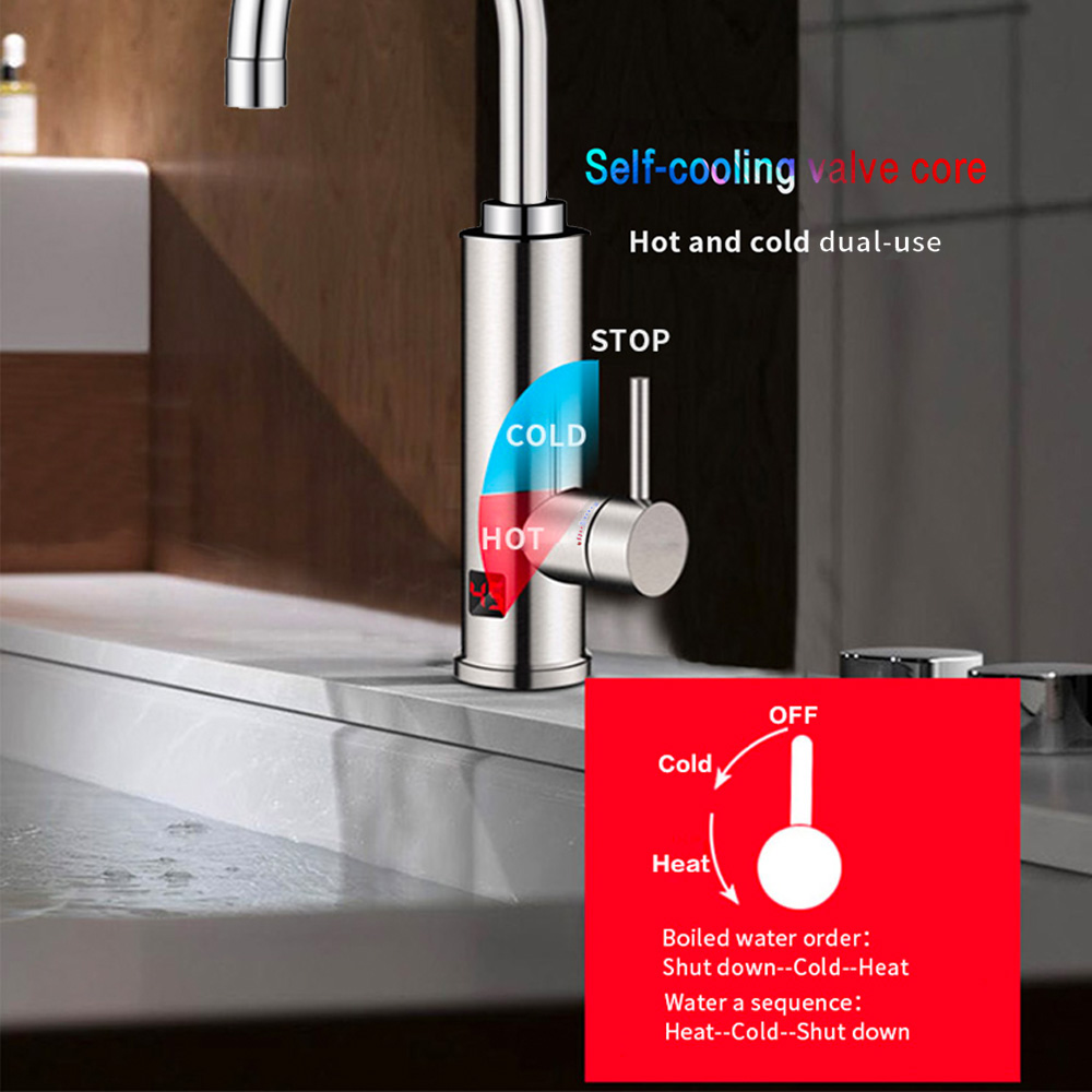 3000W elektrische boiler badka - Home Bathroom Water Heater recensie en prijs