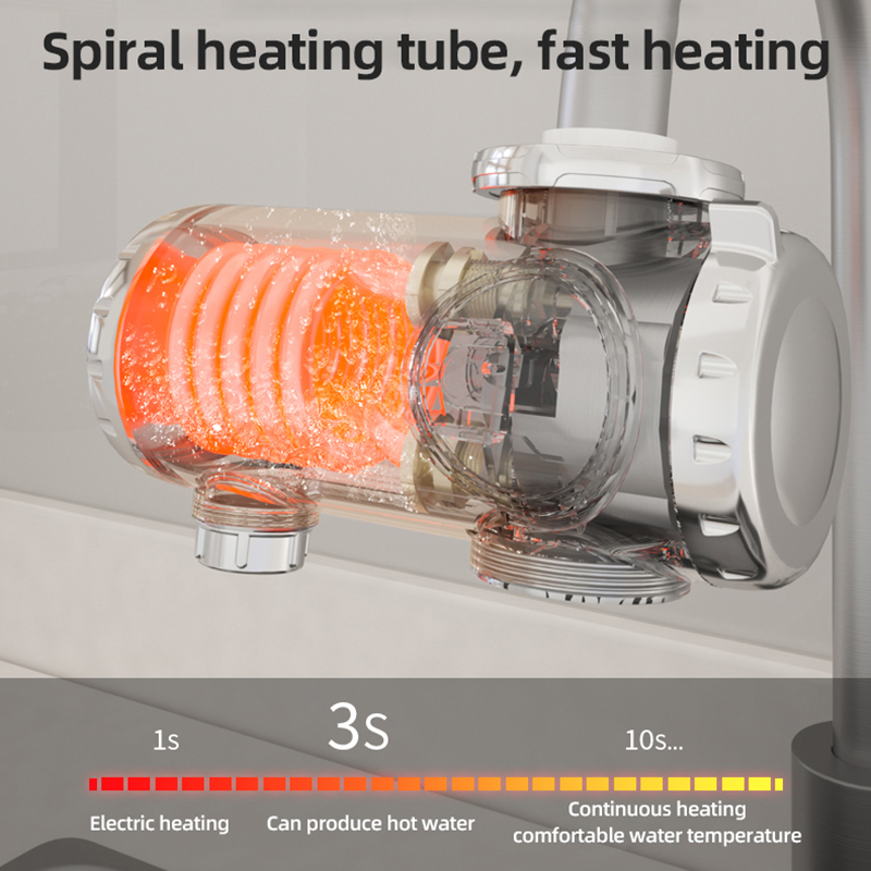 3000W elektrische boiler snel  - Home Bathroom Water Heater recensie en prijs