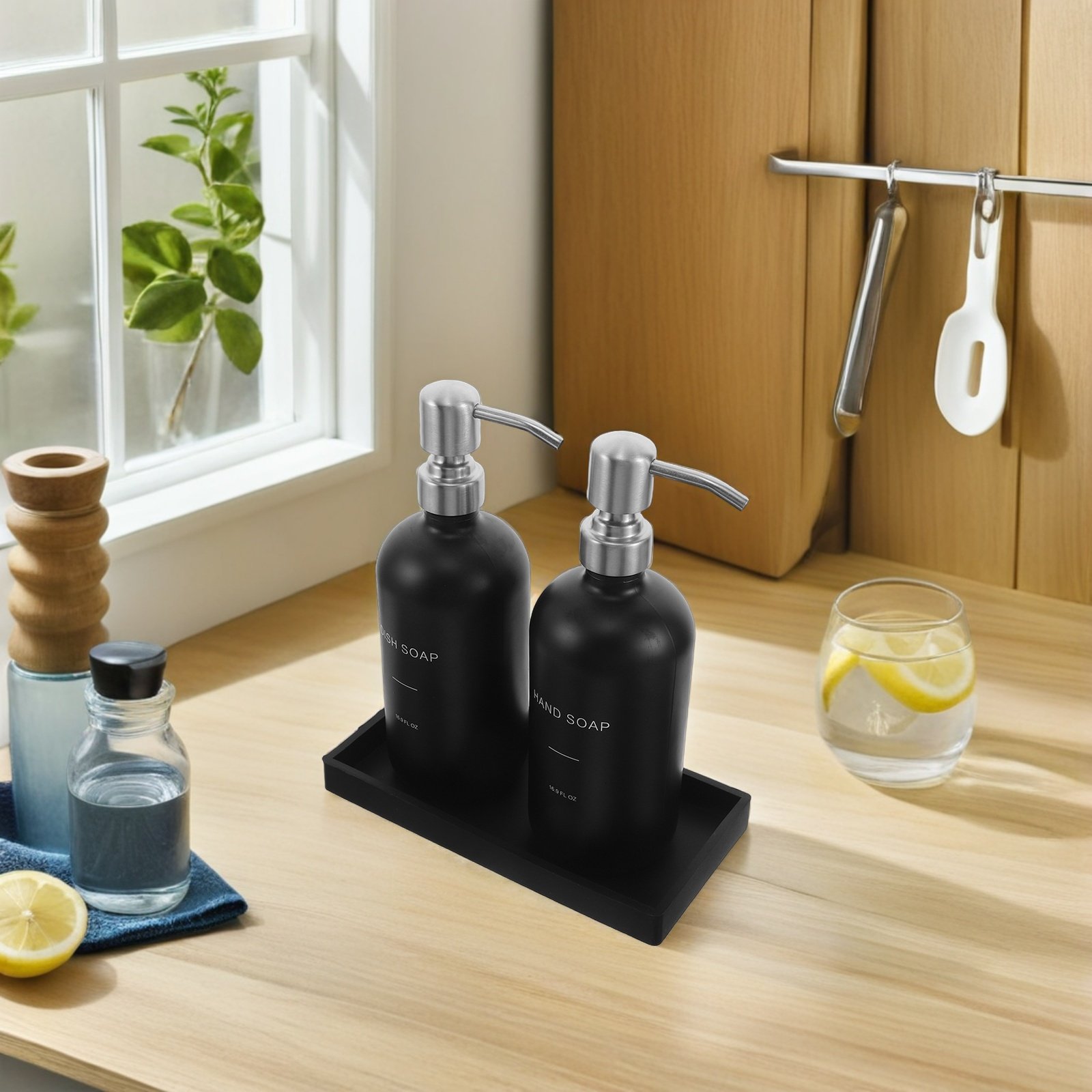 1 Set Glazen Zeepdispenser Set - Glass Soap Dish recensie en prijs