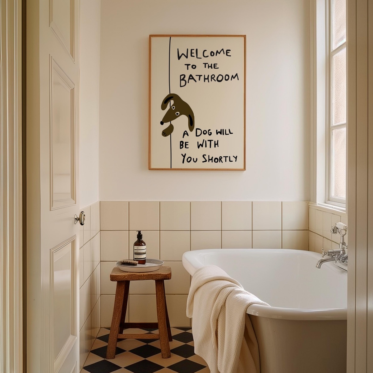 Grappige schattige hond quote  - Home Bathroom Quotes recensie en prijs