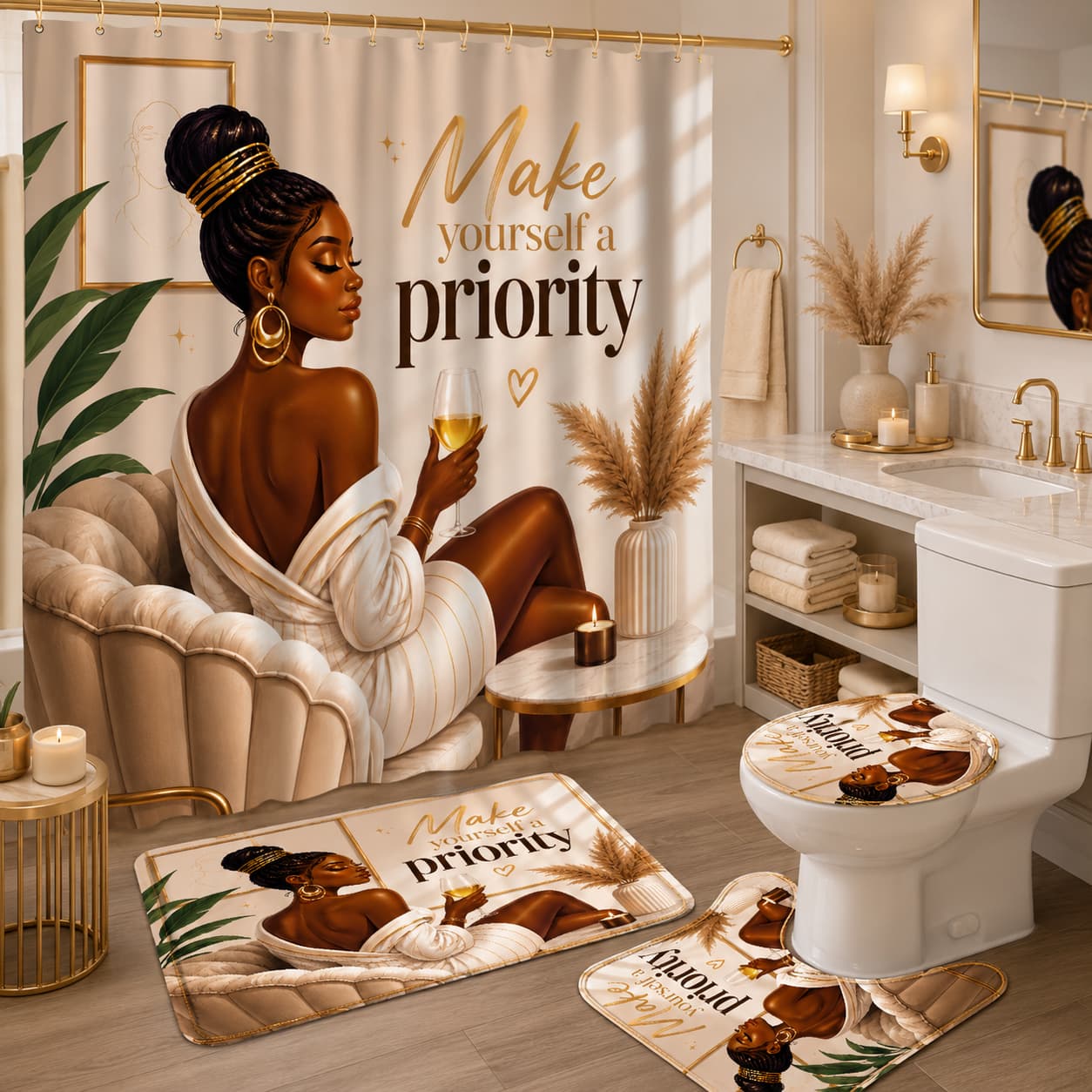2D Flat, 2D Flat 4-delige eleg - Home Bathroom Quotes recensie en prijs