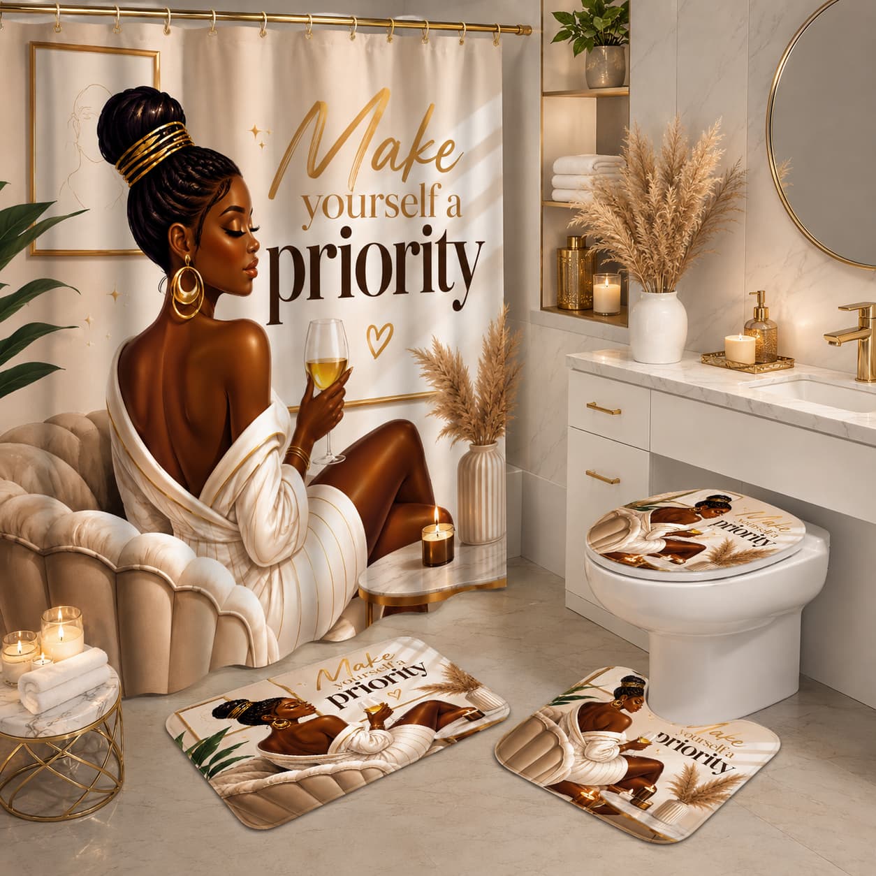 2D Flat, 2D Flat 4-delige eleg - Home Bathroom Quotes recensie en prijs