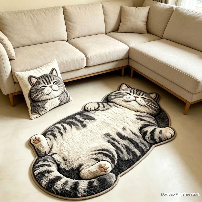 1 stuk schattig kattenvormig v - Jet Home Bathroom Mats recensie en prijs