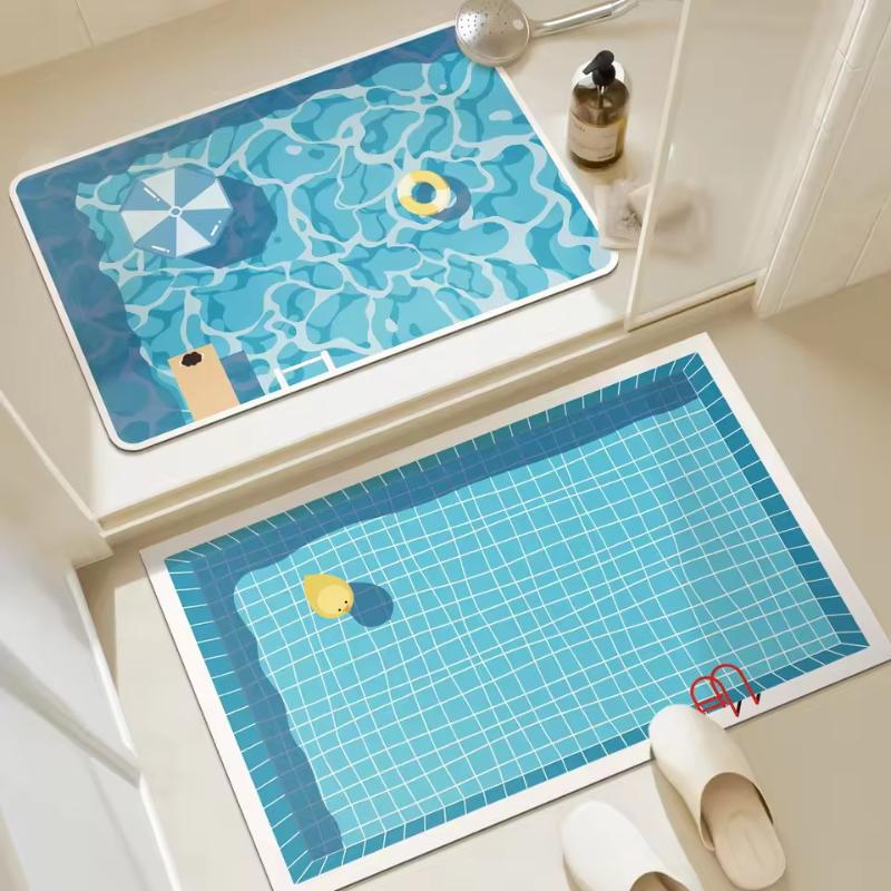 Rubberen badkamer antislipvloe - Jet Home Bathroom Mats recensie en prijs