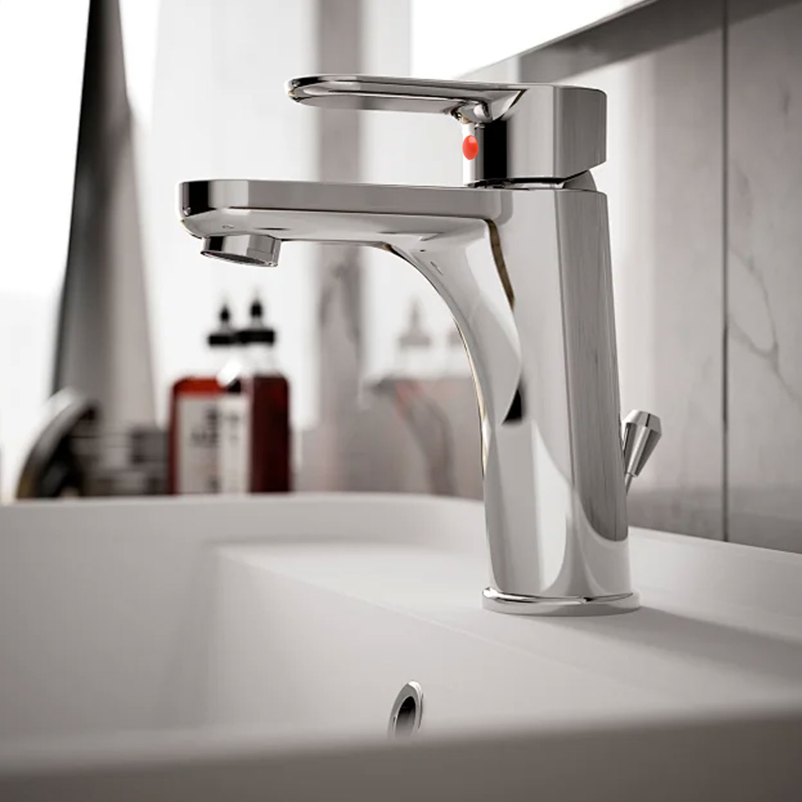 Rood Blauw Kraan Etiketten Kra - Home Bathroom Dimensions recensie en prijs