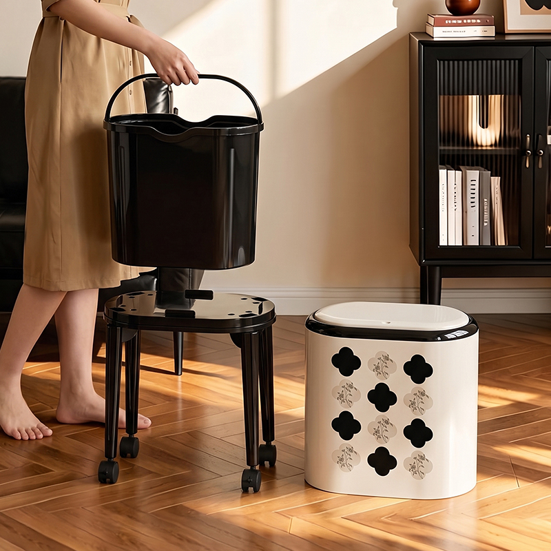 Afdekking voor afvalbak die in - Home Bathroom Fittings recensie en prijs