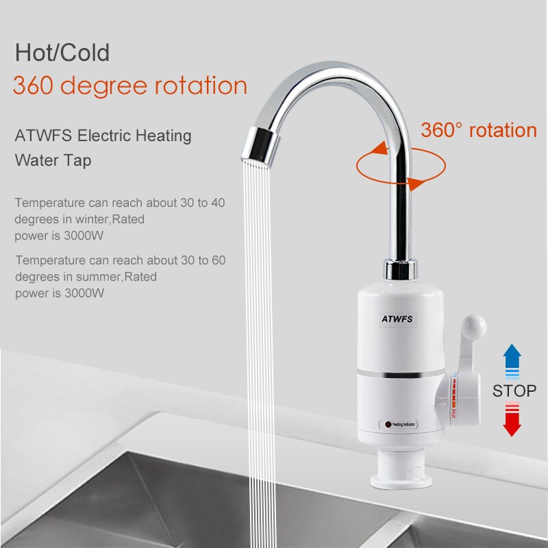 ATWFS Tankloze Elektrische Nie - Home Bathroom Water Heater recensie en prijs