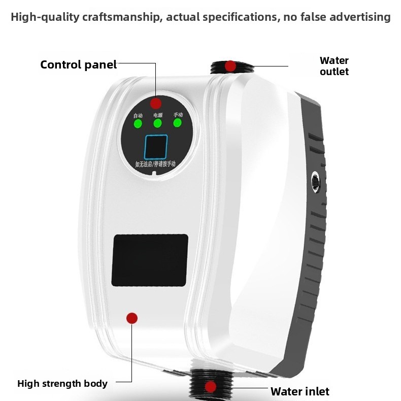 24V DC douchedrukverhogingspom - Home Bathroom Water Heater recensie en prijs