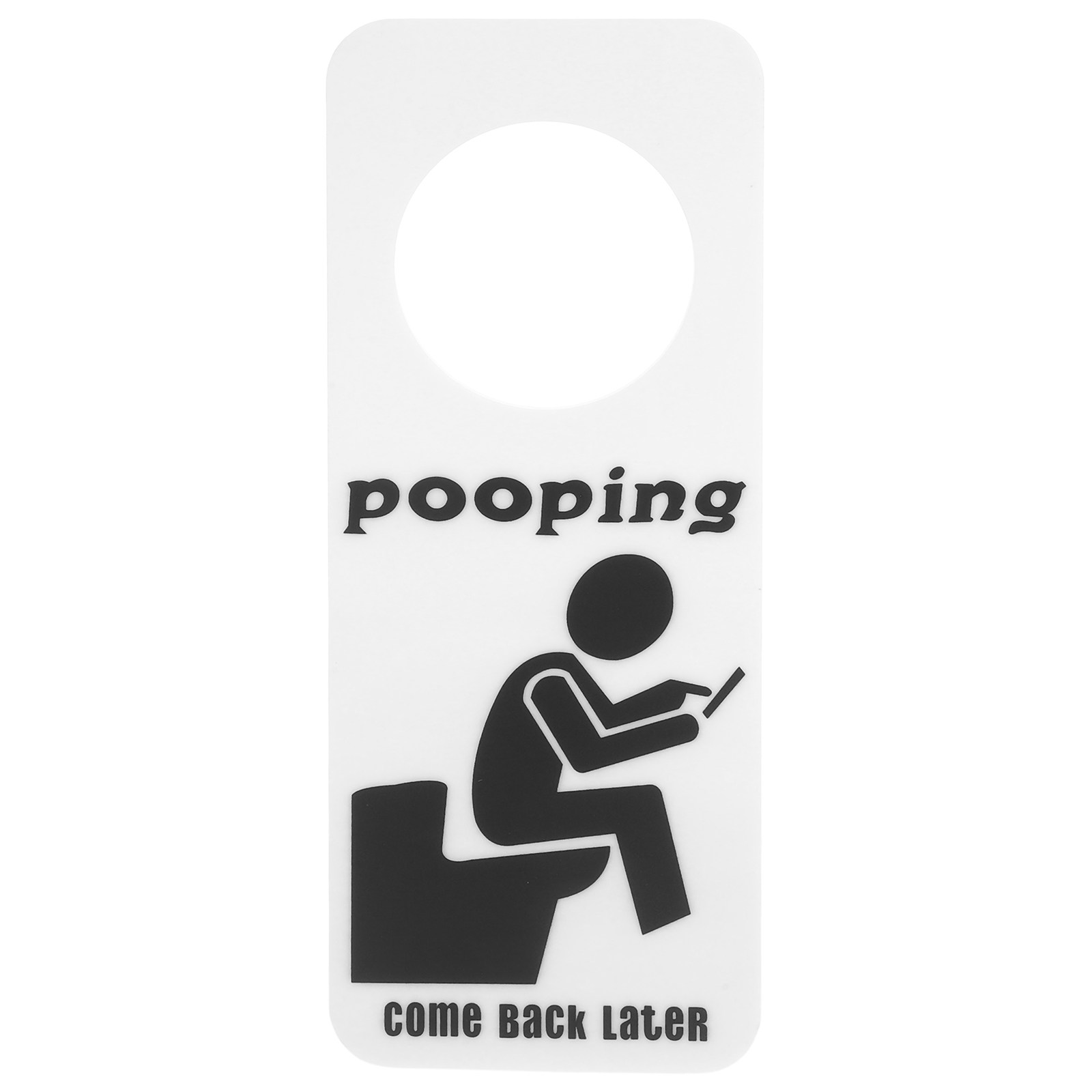 Grappige Badkamerbordje 'Bezor - Home Bathroom Occupied Sign recensie en prijs